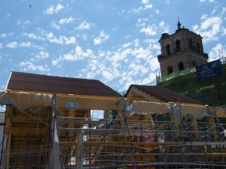 Techumbre de la iglesia de Santiago 2010-05-23