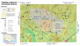 Área reservada al sur de Nevada, EE.UU.