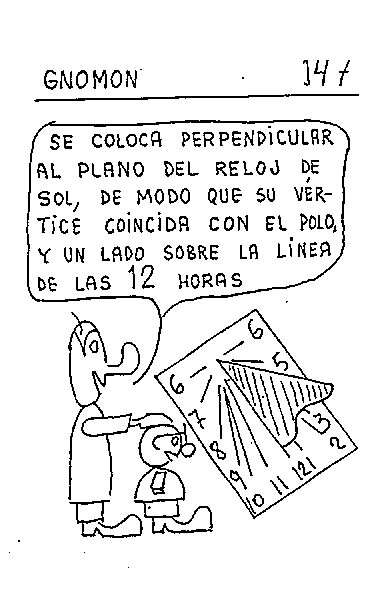 Gnomon 03 del reloj vertical