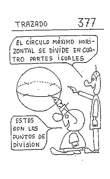 Trazado 02 del reloj esférico