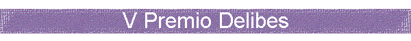 V Premio Delibes