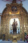 Capilla de la virgen del Carmen en la iglesia de Santiago [enlace externo en otra ventana]