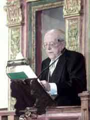 Lectura en el premio Cervantes 2002